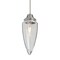 Besa Lighting Sulu Cord Pendant, Clear Bubble, Satin Nickel Finish, 1x60W Incandescent 1JT-SULUCL-SN - alternate 1